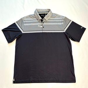 Men’s Grey Walter Hagen Polo Golf Shirt Size XL